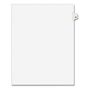Preprinted Legal Exhibit Side Tab Index Dividers, Avery Style, 10-Tab, 28, 11 x 8.5, White, 25/Pack, (1028) (AVE01028)
