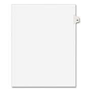 Preprinted Legal Exhibit Side Tab Index Dividers, Avery Style, 10-Tab, 29, 11 x 8.5, White, 25/Pack (AVE01029)