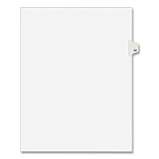 Preprinted Legal Exhibit Side Tab Index Dividers, Avery Style, 10-Tab, 32, 11 x 8.5, White, 25/Pack, (1032) (AVE01032)