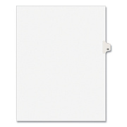 Preprinted Legal Exhibit Side Tab Index Dividers, Avery Style, 10-Tab, 34, 11 x 8.5, White, 25/Pack, (1034) (AVE01034)