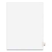 Preprinted Legal Exhibit Side Tab Index Dividers, Avery Style, 10-Tab, 49, 11 x 8.5, White, 25/Pack, (1049) (01049)