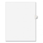 Preprinted Legal Exhibit Side Tab Index Dividers, Avery Style, 26-Tab, J, 11 x 8.5, White, 25/Pack, (1410) (01410)