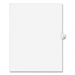 Preprinted Legal Exhibit Side Tab Index Dividers, Avery Style, 26-Tab, M, 11 x 8.5, White, 25/Pack, (1413) (01413)