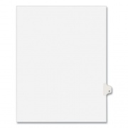 Preprinted Legal Exhibit Side Tab Index Dividers, Avery Style, 26-Tab, T, 11 x 8.5, White, 25/Pack, (1420) (01420)