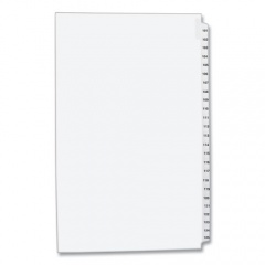 Preprinted Legal Exhibit Side Tab Index Dividers, Avery Style, 25-Tab, 101 to 125, 14 x 8.5, White, 1 Set (01434)