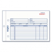 Rediform Invoice Book, Two-Part Carbonless, 5.5 x 7.88, 50 Forms Total (7L721)