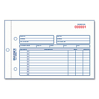 Rediform Invoice Book, Two-Part Carbonless, 5.5 x 7.88, 50 Forms Total (RED7L721)