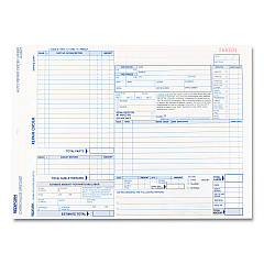 Rediform Speediset Four-Part Auto Repair Form, Four-Part Carbonless, 11 x 8.5, 50 Forms Total (RED4P489)