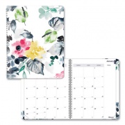 Blueline Monthly 14-Month Planner, Floral Watercolor Artwork, 11 x 8.5, Multicolor Cover, 14-Month (Dec to Jan): 2022 to 2024 (C701G01)