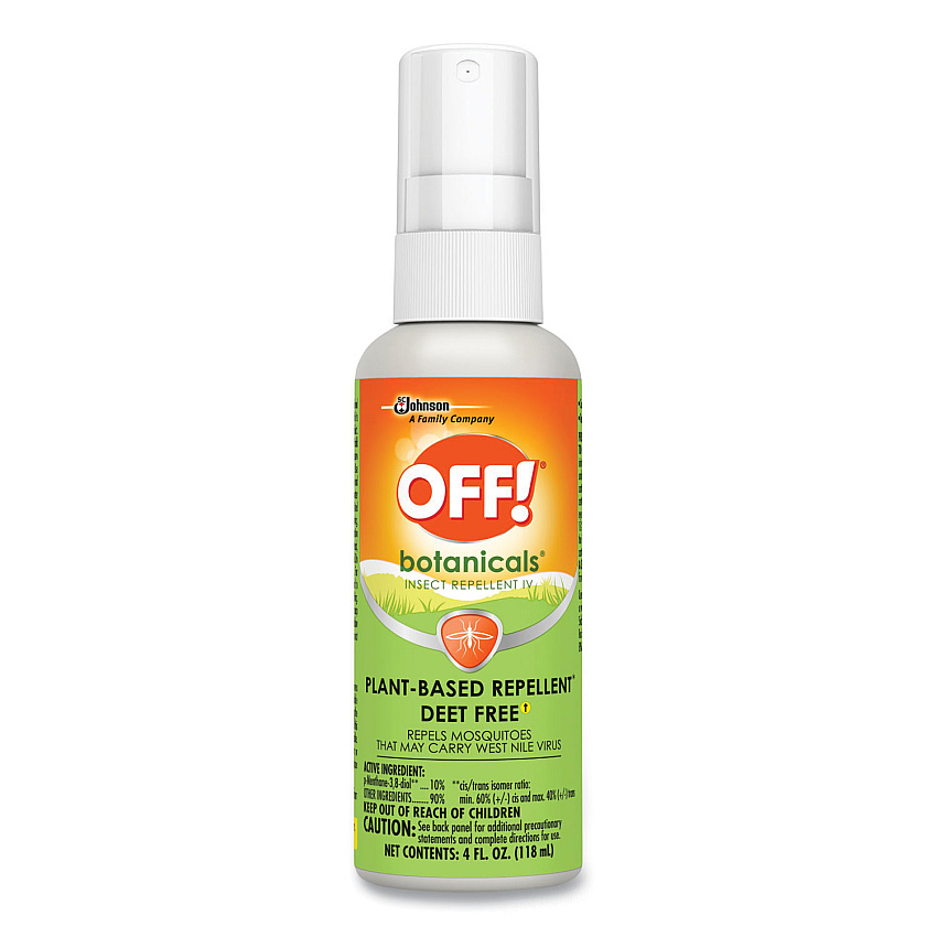 OFF! Botanicals Insect Repellent, 4 oz Bottle, 8/Carton (SJN694971)