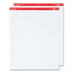 Universal Easel Pads/Flip Charts, Unruled, 27 x 34, White, 50 Sheets, 2/Carton (35600)