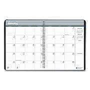 AbilityOne 7510016828096, SKILCRAFT Monthly Appointment Planner, 8.75 x 6.88, Black Cover, 14-Month: Dec 2025 to Jan 2027