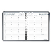 AbilityOne 7510016828109, SKILCRAFT Professional Weekly Planner, 11 x 8.5, Black Cover, 12-Month (Jan to Dec): 2026