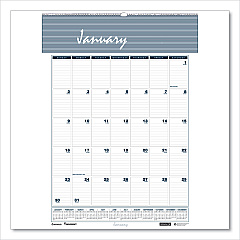 AbilityOne 7510016935083, SKILCRAFT 12-Month Wall Calendar, 8.5 x 11, White/Blue/Gray Sheets, 12-Month (Jan to Dec): 2026