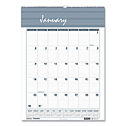 AbilityOne 7510016935101, SKILCRAFT 12-Month Wall Calendar, 12 x 17, White/Blue/Gray Sheets, 12-Month (Jan to Dec): 2026
