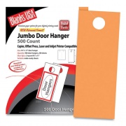 Blanks USA Jumbo Micro-Perforated Door Hangers, 65 lb Cover Weight, 8.5 x 11, Hunter's Orange, 2 Hangers/Sheet, 250 Sheets/Pack (5T6HO)