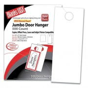 Blanks USA Jumbo Micro-Perforated Door Hangers, 90 lb Index Weight, 8.5 x 11, White, 2 Hangers/Sheet, 250 Sheets/Pack (5X9WH)