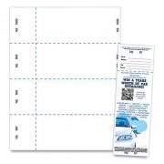 Blanks USA Jumbo Micro-Perforated Event/Raffle Ticket, 90 lb Index Weight, 8.5 x 11, White, 4 Tickets/Sheet, 250 Sheets/Pack (10X9WH)