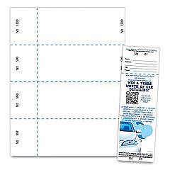 Blanks USA Jumbo Micro-Perforated Event/Raffle Ticket, 90 lb Index Weight, 8.5 x 11, White, 4 Tickets/Sheet, 250 Sheets/Pack (BLA10X9WH)