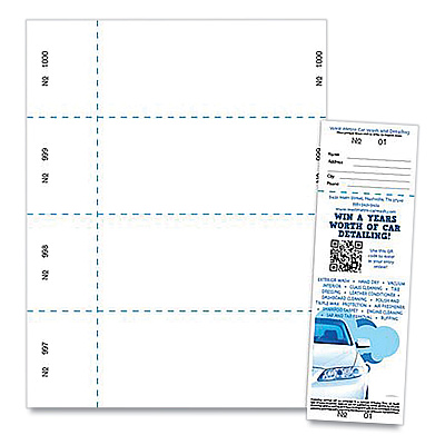 Blanks USA Jumbo Micro-Perforated Event/Raffle Ticket, 90 lb Index Weight, 8.5 x 11, White, 4 Tickets/Sheet, 250 Sheets/Pack (BLA10X9WH)