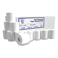 Alliance Rubber Rubber Rubber Armor Antimicrobial Receipt Roll Paper, 2.25" x 130 ft, White, 50/Carton (AIP3030)