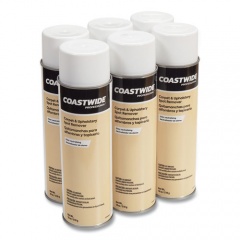 Coastwide Professional Carpet and Upholstery Spot Remover, Fresh Linen Scent, 18 oz Aerosol Spray, 6/Carton (58510A50878)