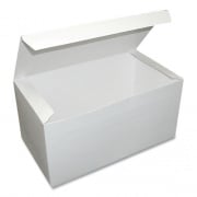 Dixie Tuck-Top One-Piece Paperboard Take-Out Box, 9 x 5 x 3, White, 250/Carton (330PLN)