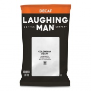 Laughing Man Coffee Colombian Decaf Coffee Fraction Packs, 2 oz, 18/Box (386644)