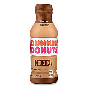 Dunkin Donuts Mocha Iced Coffee Drink, 13.7 oz Bottle, 12/Carton (GMT049000072389)