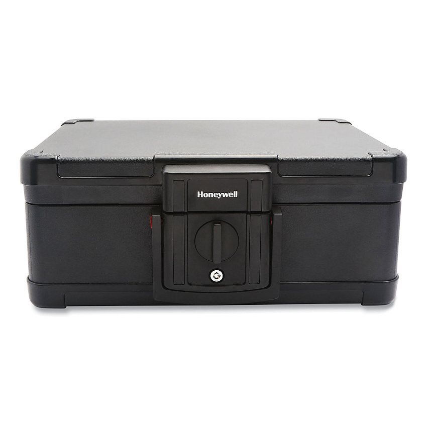 Honeywell Fire and Waterproof Safe Chest with Carry Handle, 16 x 12.6 x 6.6, Black (HWL1533)