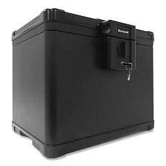 Honeywell Molded Fire and Water File Chest, 16 x 12.6 x 13, 0.6 cu ft, Black (HWL1536)