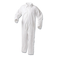 KleenGuard A35 Liquid and Particle Protection Coveralls, Zipper Front, 2X-Large, White, 25/Carton (KCC38920)