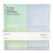 Noted by Post-it Brand Large Acrylic Tray, For (4) 3 x 3 Pads, Clear (TRAY433)