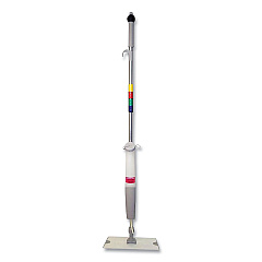 O'Dell Advantage+ Bucketless Mop, 16" Frame, White/Silver Handle (ODCBWMS16)