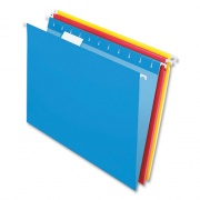 Pendaflex Recycled Hanging File Folders, Letter Size, 1/5-Cut Tabs, Assorted Colors, 20/Box (095001)