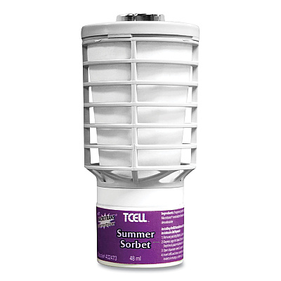 Rubbermaid Commercial TCell Air Freshener Dispenser Oil Fragrance Refill, Summer Sorbet, 1.6 oz, 6/Carton (RCP402473)