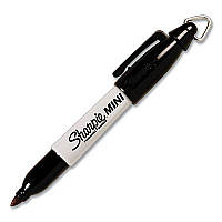 Sharpie Mini Permanent Marker, Fine Bullet Tip, Black, 72/Pack (SAN35124)