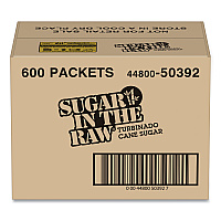 Sugar in the Raw Sugar Packets, 0.18 oz Packet, 600/Carton (SMU50392)