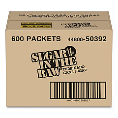 Sugar in the Raw Sugar Packets, 0.18 oz Packet, 600/Carton (SMU50392)