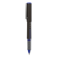 TRU RED Roller Ball Pen, Stick, Fine 0.5 mm, Blue Ink, Black/Blue/Clear Barrel, 3/Pack (TUD57320)