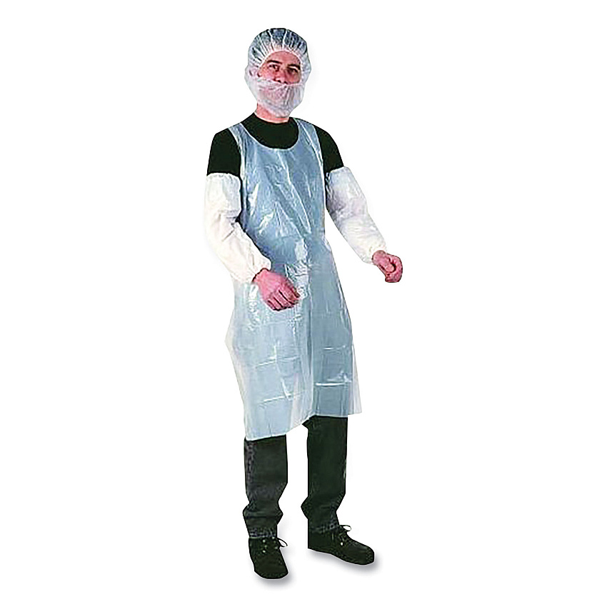 AMBITEX Disposable Foodservice Apron, 28 x 46, White, 100/Box (TXIP2846BX)