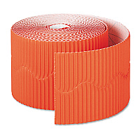 Pacon Bordette Decorative Border, 2.25" x 50 ft, Orange (PAC37106)