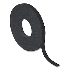 Velcro ONE-WRAP Ties and Straps, 0.5" x 12 ft, Black (VEK189755)