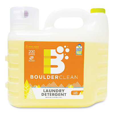 Boulder Clean Liquid Laundry Detergent, Citrus Breeze, 200 HE Loads, 200 oz Bottle (BCL003038EA)