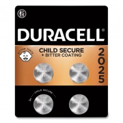 Duracell Lithium Coin Batteries With Bitterant, 2025, 4/Pack (DL2025B4PK)