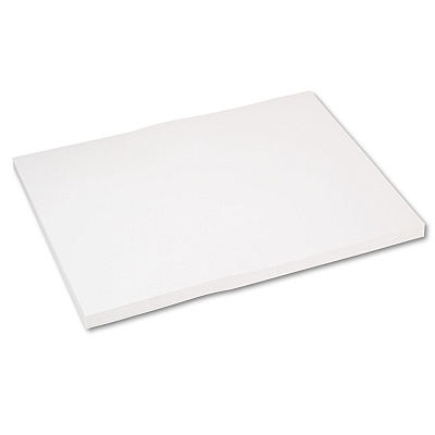 Pacon Medium Weight Tagboard, 18 x 24, White, 100/Pack (PAC5290)