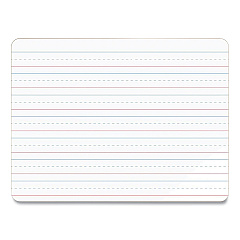 U Brands Double-Sided Dry Erase Lap Board, 12 x 9, White Surface, 10/Pack (UBR483U0001)