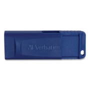 Verbatim Classic USB 2.0 Flash Drive, 4 GB, Blue (97087)