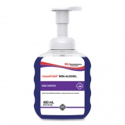 SC Johnson Professional InstantFOAM Non-Alcohol Hand Sanitizer, 400 mL Pump Bottle, Light Perfume Scent, 12/Carton (56815)