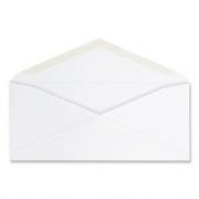 Universal Business Envelope, #10, Commercial Flap, Gummed Closure, 4.25 x 9.63, White, 125/Box (36329)